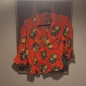 ASOS Tropical Orange Sleep Set